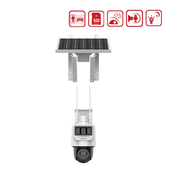 DS-2DE2C200IWG-K/4G/C05S10 2MP Pro Solar Powered PT Camera Güneş Enerjili PT Kamera Özellikleri